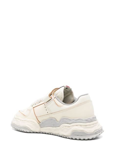 sneakers keith uomo nere e bianche in pelle MAISON MIHARA YASUHIRO | A13FW702WHITE